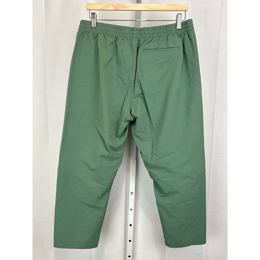 OUTDOOR VOICES RecTrek Ankle Crop Pants Zip Pocket Stretch Nylon Green XL - Picture 2 of 9